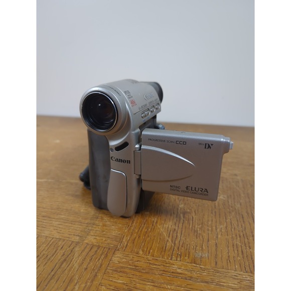 Canon NTSC Elura A 48x Zoom Mini DV Digital Video Camcorder w/ Battery & Charger - Picture 3 of 11